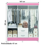 Guarda Roupa Casal com Espelho: Organize com Estilo! - imagem 2