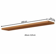 Prateleira 180cm Freijó: Organize com Estilo! - imagem 2