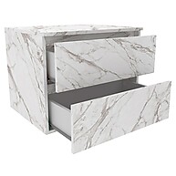 Armário de Banheiro Branco 2 Gavetas: Organize com Estilo! - imagem 2