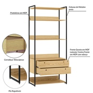 Closet Industrial 2 Gavetas: Organize com Estilo! - imagem 2