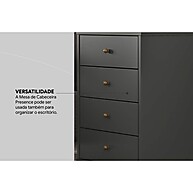 Mesa Cabeceira Casal 4 Gavetas: Organize com Estilo! - imagem 2