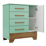 Cômoda Infantil 4 Gavetas: Organize com Estilo! - imagem 2