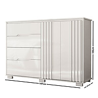 Cômoda Texas 4 Gavetas: Organize com Estilo! - imagem 2
