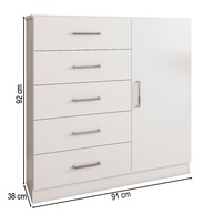 Cômoda Angra 5 Gavetas: Organize com Estilo! - imagem 2