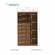 Cômoda Marabá 6 Gavetas: Organize com Estilo! - imagem 2