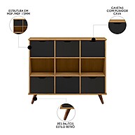 Nicho Retrô 6 Gavetas: Organize com Estilo! - imagem 2