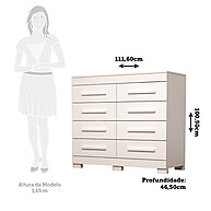 Cômoda 8 Gavetas: Organize com Estilo! - imagem 2