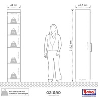 Guarda Roupa 1 Porta Genova: Organize com Estilo! - imagem 2