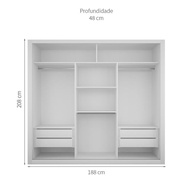 Guarda-Roupa Casal Veneza Gold: Organize com Estilo! - imagem 2