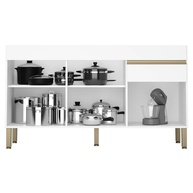 Balcão de Cozinha 150cm Lina K02: Organize com Estilo! - imagem 2