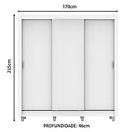 Guarda Roupa Casal Madesa Lyon: Organize com Estilo! - imagem 2
