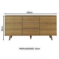 Buffet Aparador Madesa: Organize com Estilo! - imagem 2