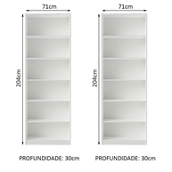 Estantes Livreiro Madesa: Organize com Estilo! - imagem 2