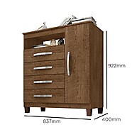 Cômoda Sapateira Malbec: Organize com Estilo! - imagem 2