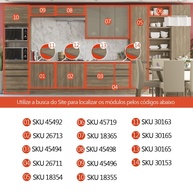 Armário de Cozinha 60cm Maxxi: Organize com Estilo! - imagem 2