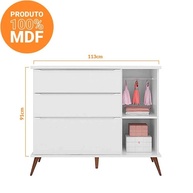 Cômoda Infantil Melinda: Organize com Estilo! - imagem 2