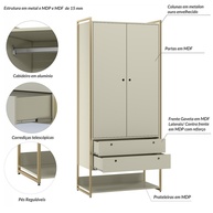 Closet Industrial Moderno: Organize com Estilo! - imagem 2