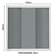 Guarda-Roupa Casal Mônaco: Organize com Estilo! - imagem 2