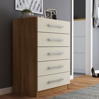 Cômoda 5 Gavetas Monique: Organize com Estilo! - imagem 2