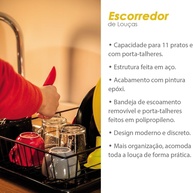 Escorredor de Louças Mor: Organize com Estilo! - imagem 2