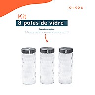 Potes de Vidro Mozcada: Organize com Estilo! - imagem 2