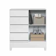 Cômoda 4 Gavetas Branco New: Organize com Estilo! - imagem 2
