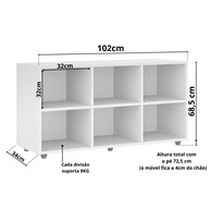 Nicho Organizador 6 Nichos: Organize com Estilo! - imagem 2