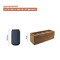 Porta Chá de Bambu Oikos: Organize com Estilo! - imagem 2