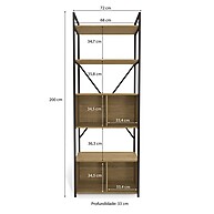 Estante Alta com Porta: Organize com Estilo! - imagem 2