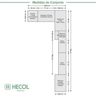 Guarda Roupa Modulado 10 Portas: Organize com Estilo! - imagem 2