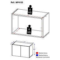 Mesa de Cabeceira 2 Portas: Organize com Estilo! - imagem 2