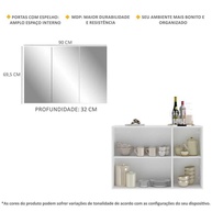 Aparador Buffet 3 Portas: Organize com Estilo! - imagem 2