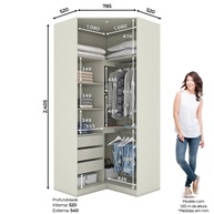 Canto Closet Modulado Predileto: Organize com Estilo! - imagem 2