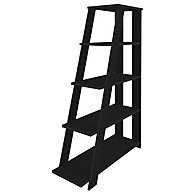 Estante para Livros Star 4 Prateleiras Preto – Organize com Estilo - imagem 2