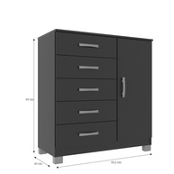 Cômoda Sapateira Preto: Organize com Estilo! - imagem 2