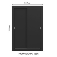 Guarda-Roupa Solteiro Preto: Organize com Estilo! - imagem 2