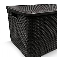 Caixa Organizadora 15L Rattan: Organize com Estilo! - imagem 2