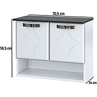 Gabinete de Banheiro Rubi: Organize com Estilo! - imagem 2