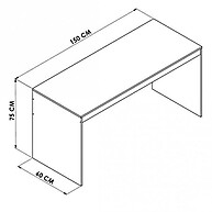 Escrivaninha 150cm Branco: Organize-se com Estilo! - imagem 2