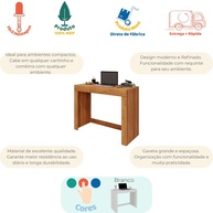 Escrivaninha com Gaveta: Organize-se com Estilo! - imagem 2