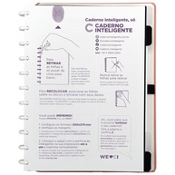 Caderno Inteligente Rose Pastel: Organize-se com Estilo! - imagem 2