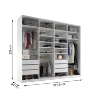 Closet Casal Branco Sion: Organize com Estilo! - imagem 2