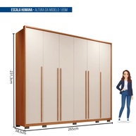 Guarda-Roupa Casal Suburban: Organize com Estilo! - imagem 2