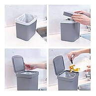 Lixeira Compacta com Tampa: Organize com Estilo! - imagem 2