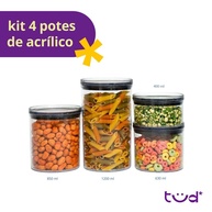 Potes Herméticos Tüd: Organize com Estilo! - imagem 2