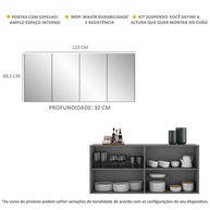 Aparador Buffet 4 Portas Vegas: Organize com Estilo! - imagem 2