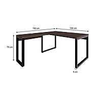 Mesa de Escritório em L: Produtividade com Estilo - imagem 2