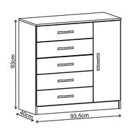 Cômoda Zurique: Organize Seu Quarto com Estilo - imagem 2