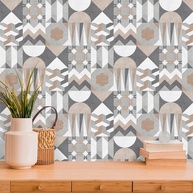 Adesivo Azulejo Brown: Renove com Estilo! - imagem 2