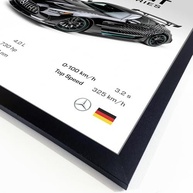 Quadro Mercedes AMG GT Black Series 33x43cm - Decore com Estilo Automotivo - imagem 3